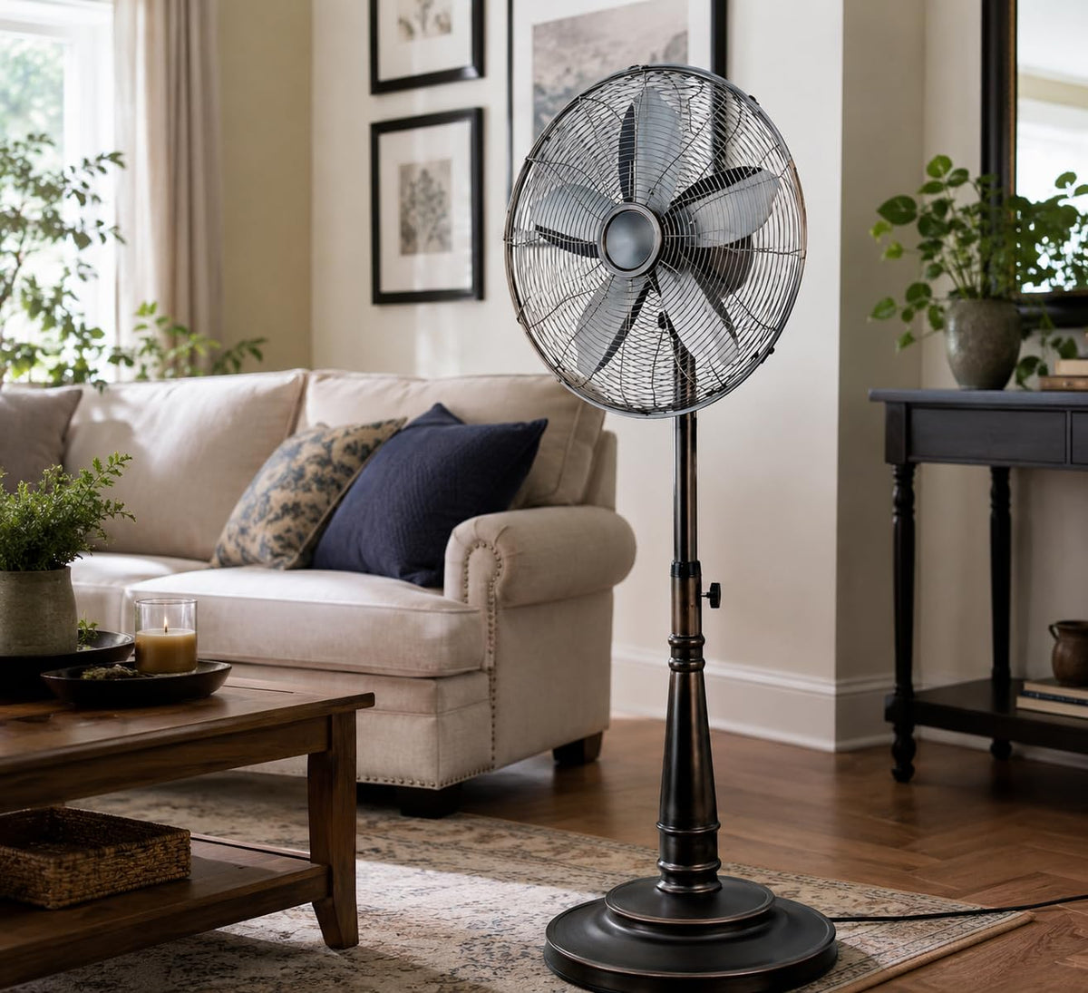 16 Inch 3 Speed Oscillating Pedestal Fan H548873