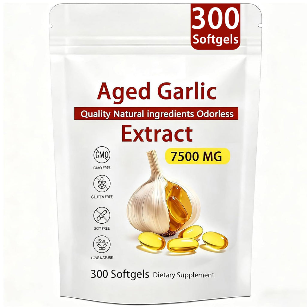 300 Count Garlic Supplement Softgels Z28308