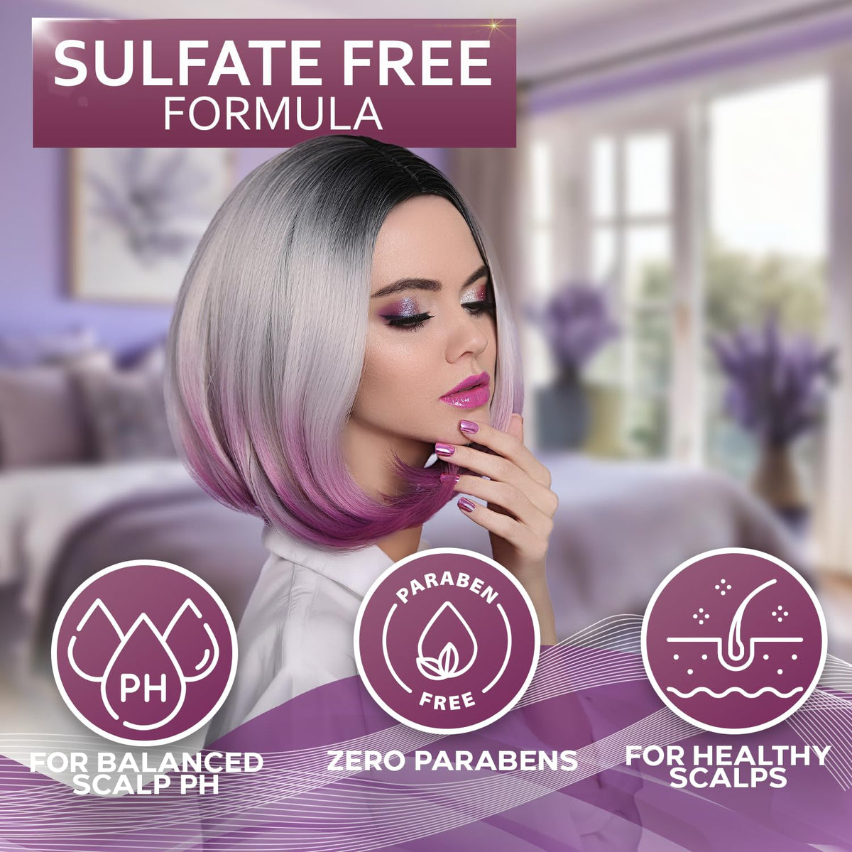 Color Safe Shampoo and Conditioner Set Sulfate Paraben Free O507842
