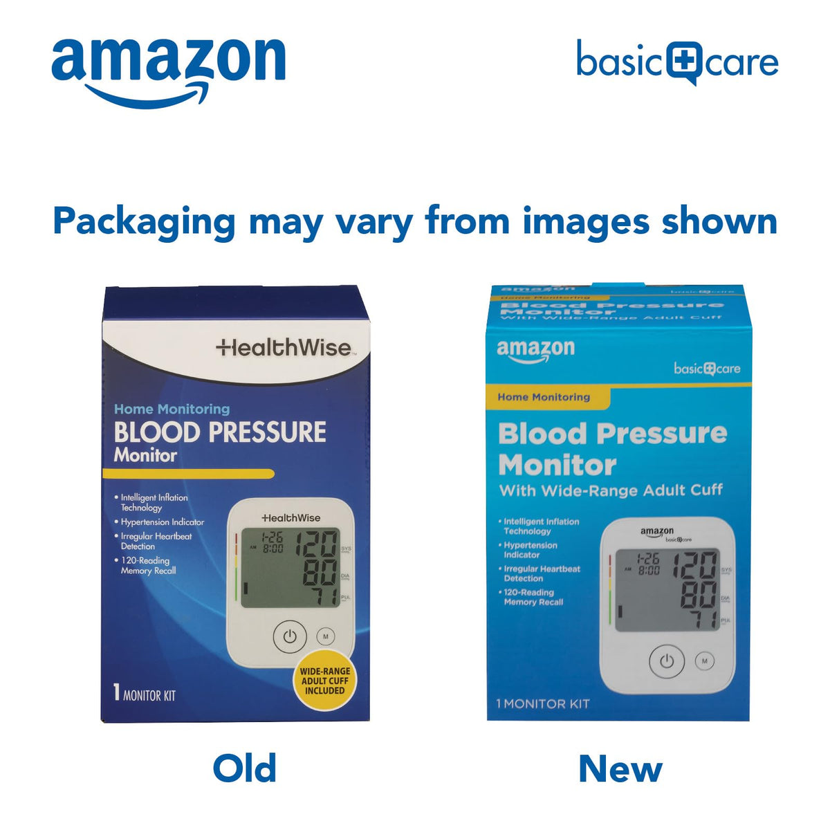 Blood Pressure Monitor with Wide Range Arm Cuff M613