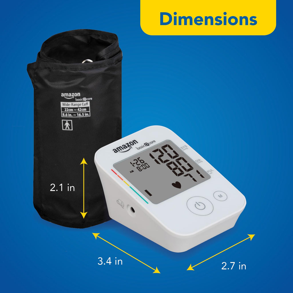 Blood Pressure Monitor with Wide Range Arm Cuff M613
