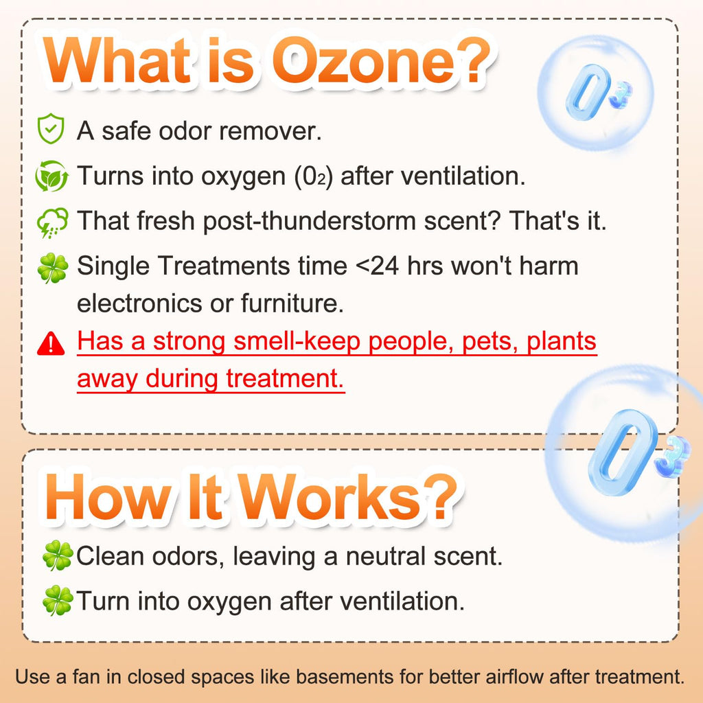 Ozone Generator 48,000mg Odor Eliminator M767