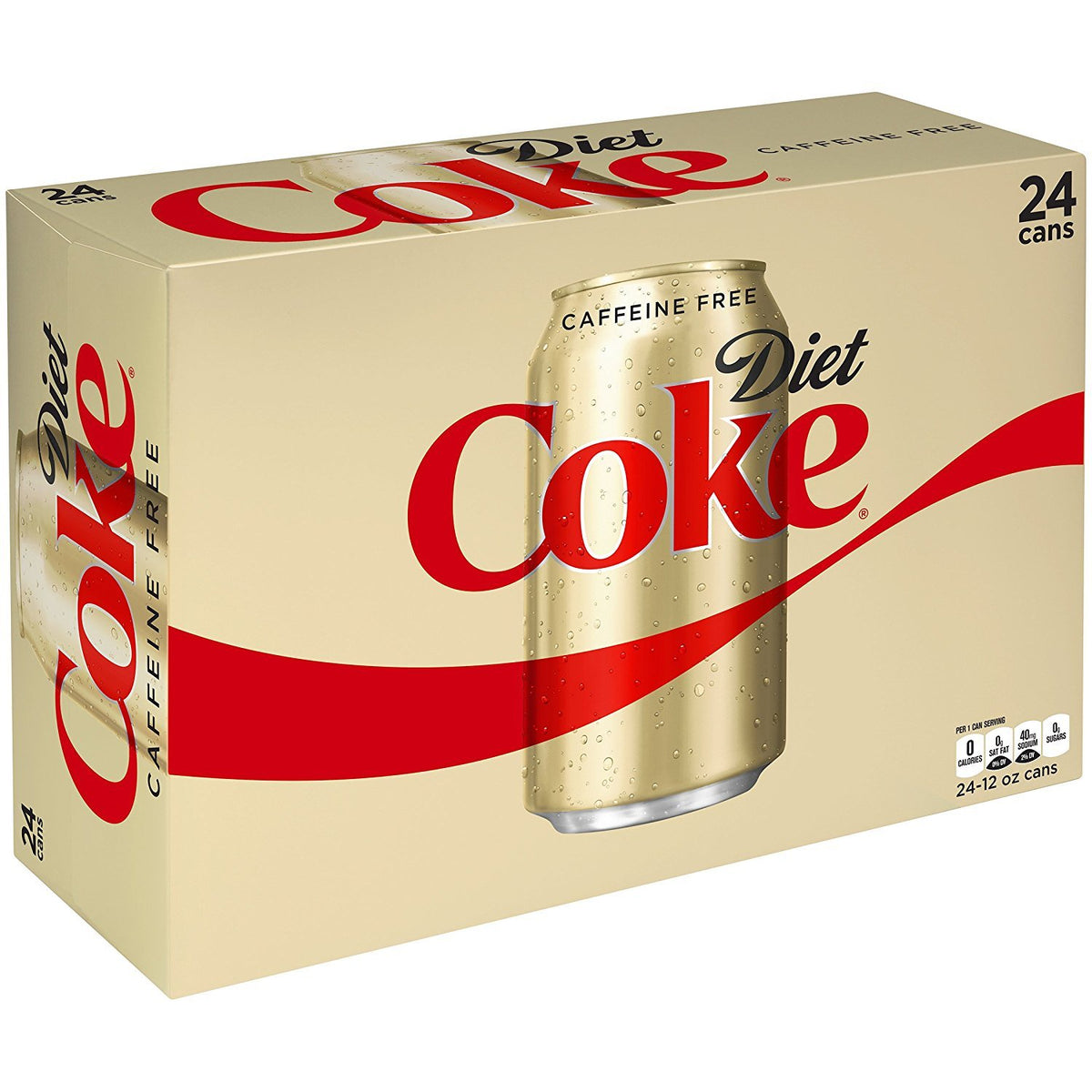 Caffeine Free Diet Coke 12 fl oz 24 Pack T9693