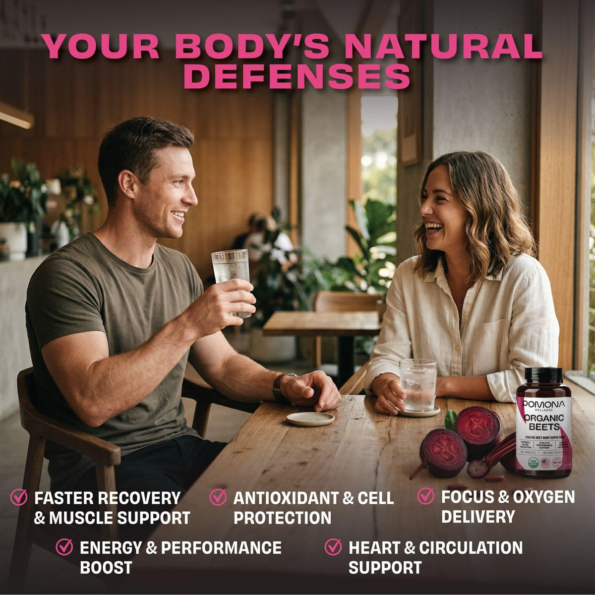 Organic Beetroot Supplement 60 Tabs V19241