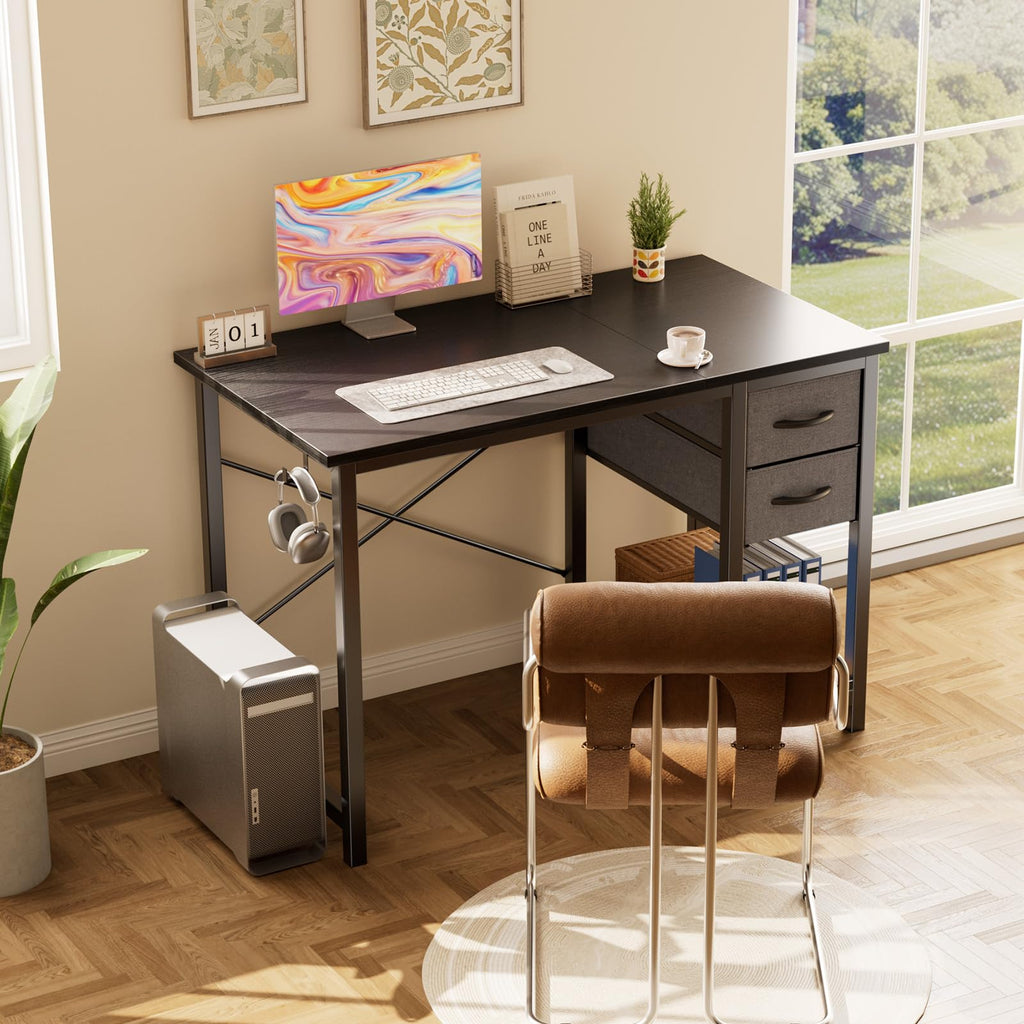 40-Inch Computer Desk with Drawers I46548