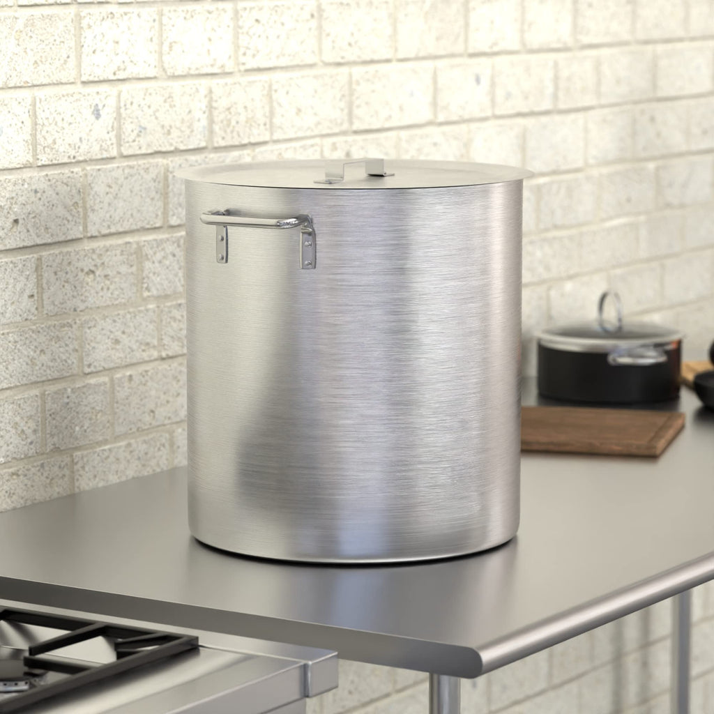 60 Qt. Aluminum Stock Pot with Lid S9152