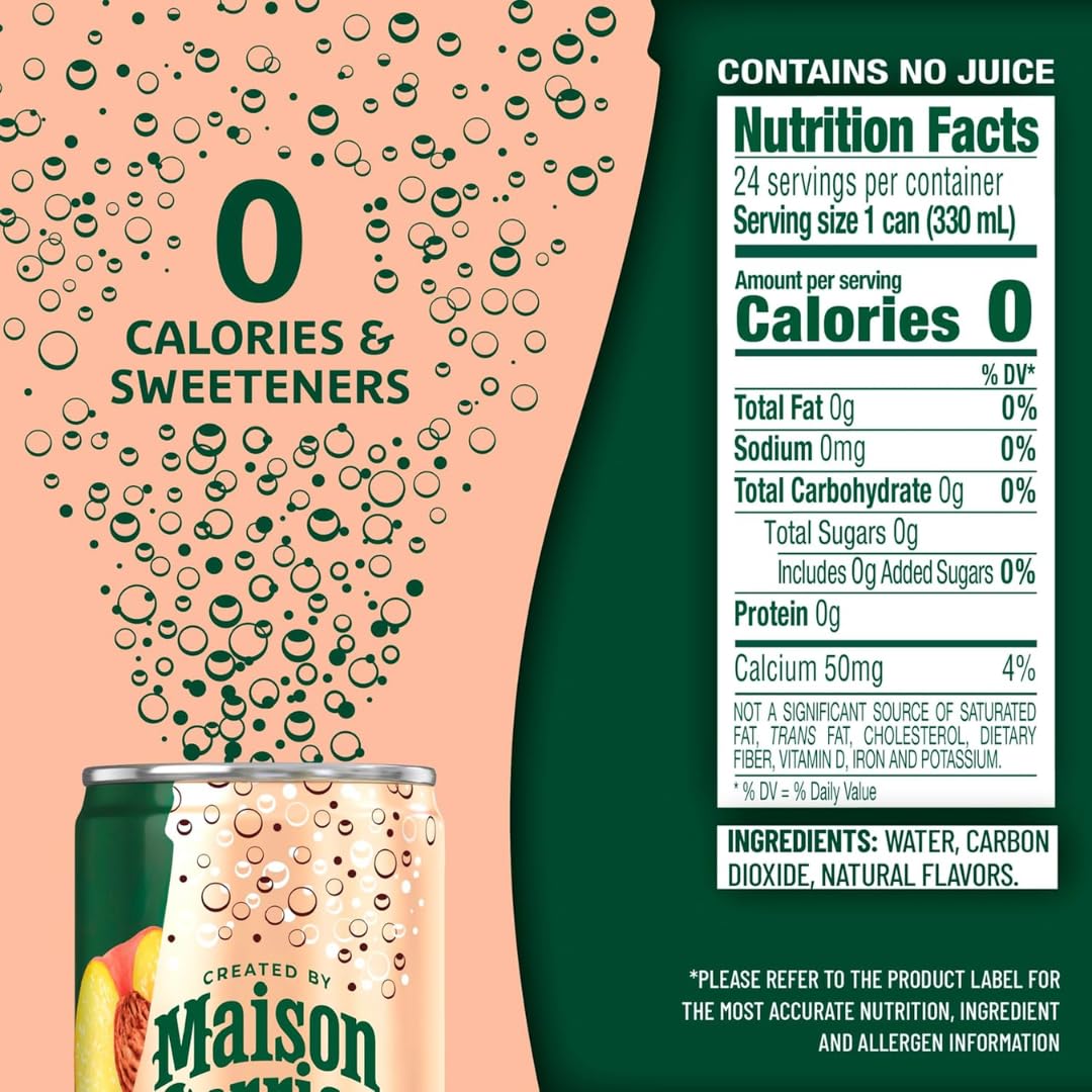 Flavored Sparkling Water 6 Flavor Variety Pack 18 Count D63318