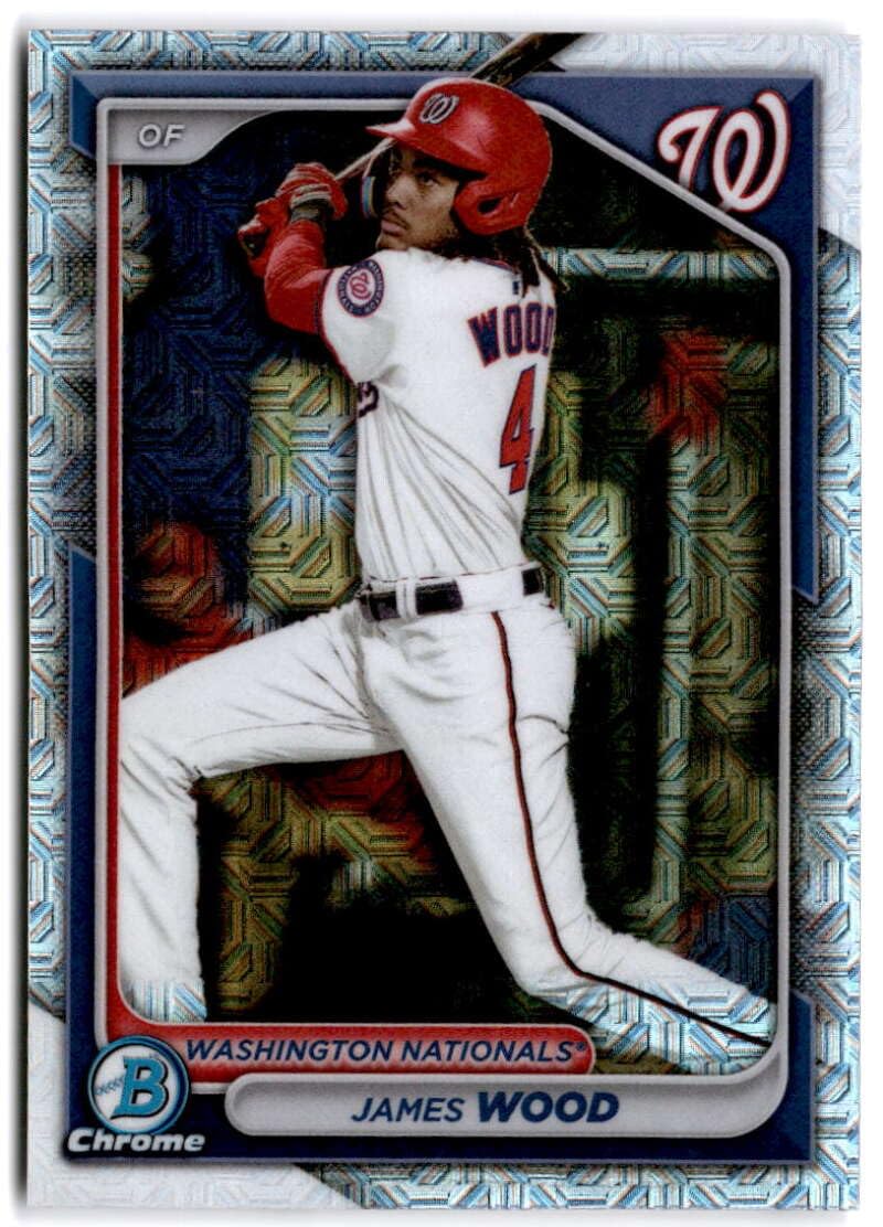 2024 Bowman Chrome Mega Box Mojo Prospects Refractor Baseball Trading Card I5584