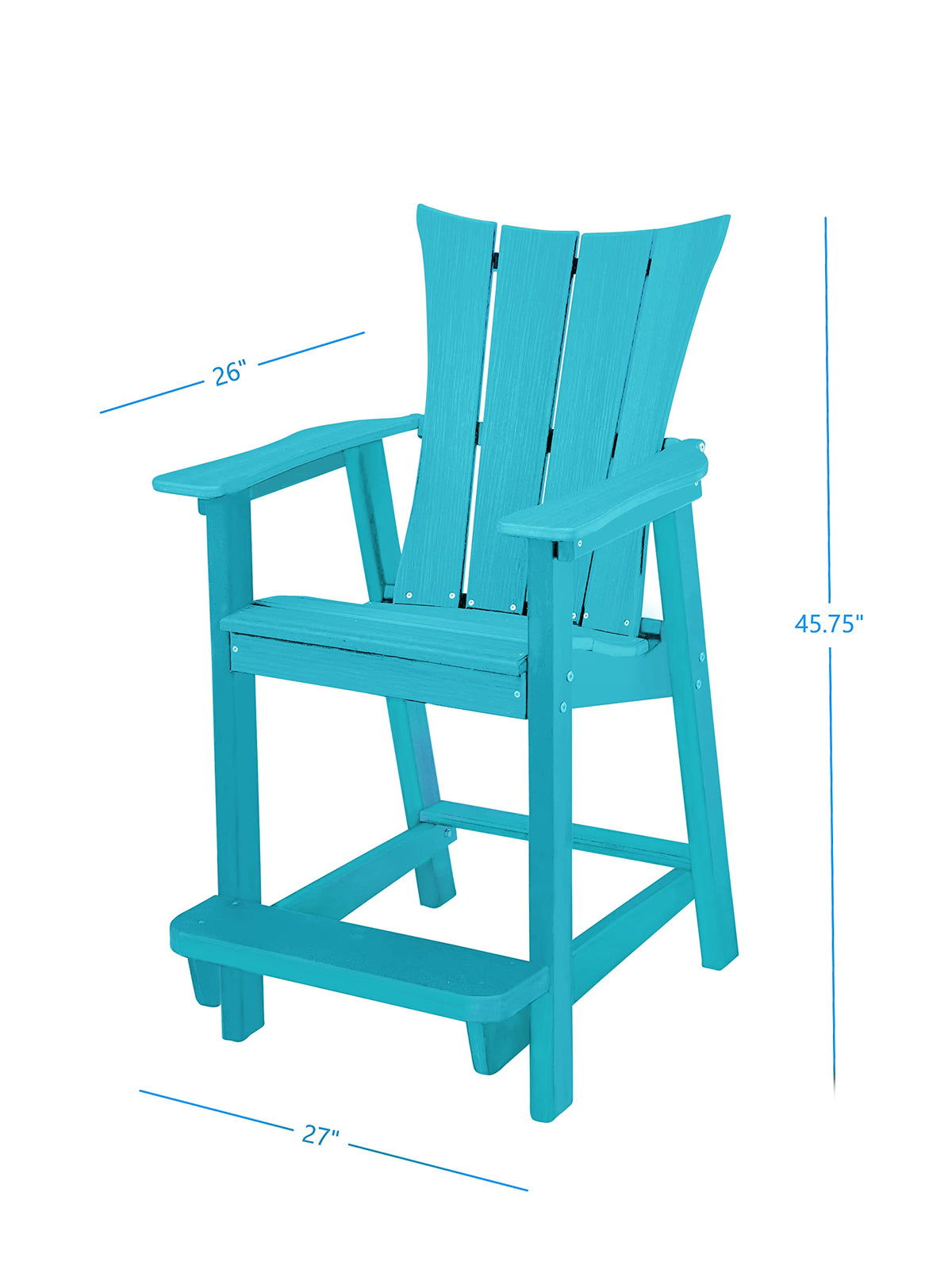 Teal Counter Height Outdoor Chair G734