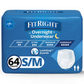Small/Medium Disposable Pull-On Absorbent Underwear, 64 Count R53375