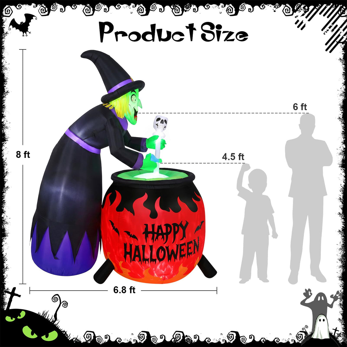8FT Halloween Inflatable T304