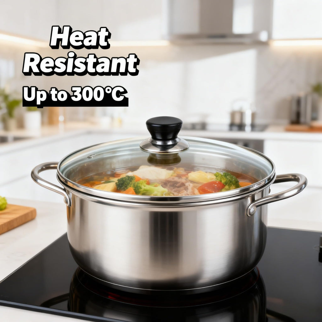 10 Inch Tempered Glass Replacement Pan Lid with Steam Vent J6293