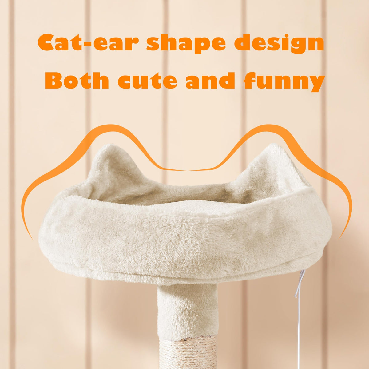 Beige 70.5in Multi-Level Cat Tree W5246