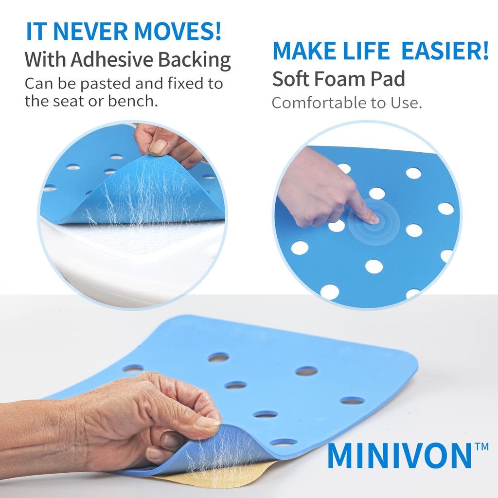 Waterproof Non Slip Soft Foam Shower Bench Cushion K8380