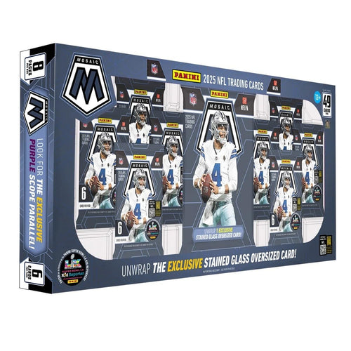 2025 Mosaic Football Trading Card Box Oversized Card S201