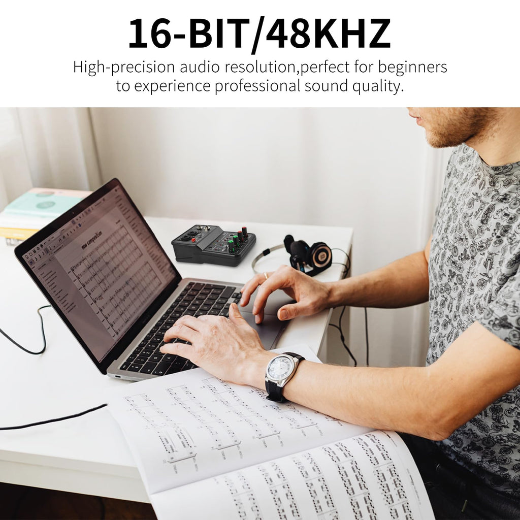 USB Audio Interface with XLR and 3.55m Microphone Jack U68333