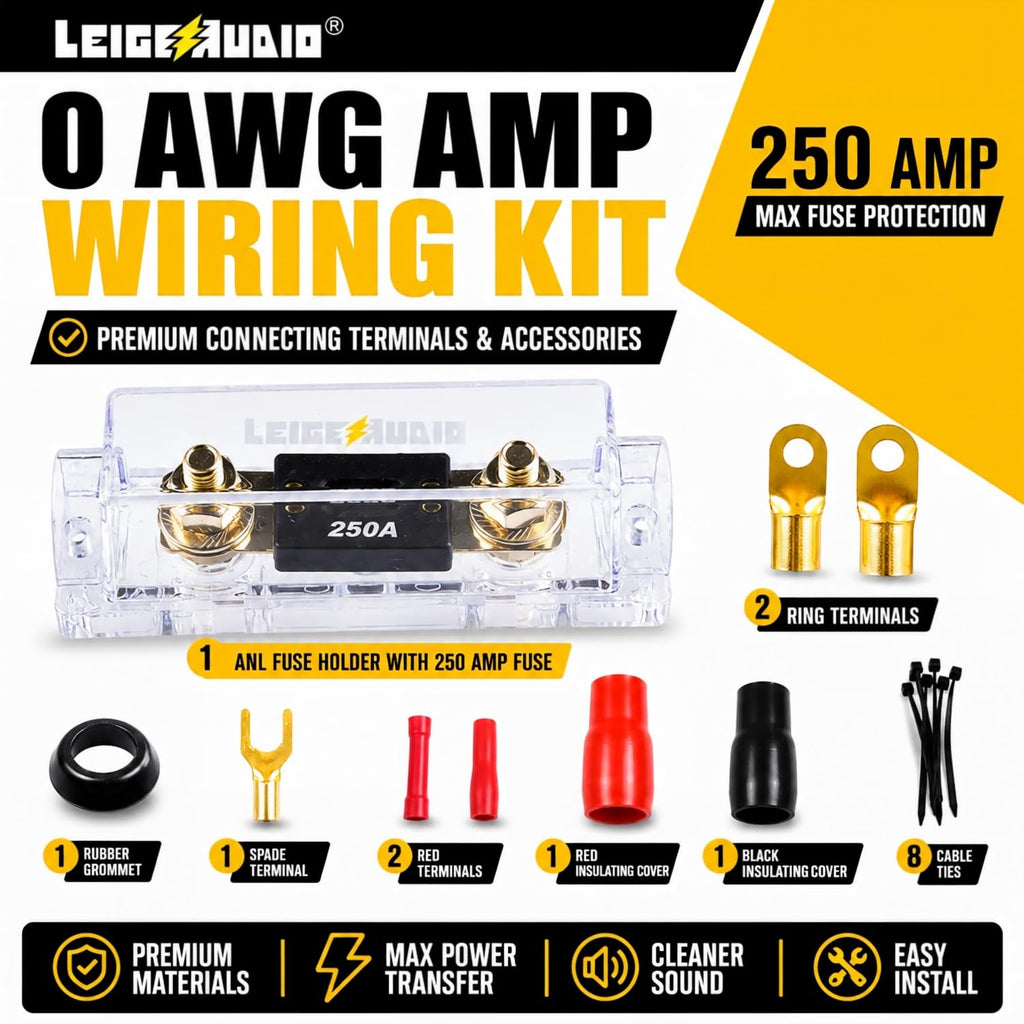 0 Gauge Amp Wiring Kit J23944