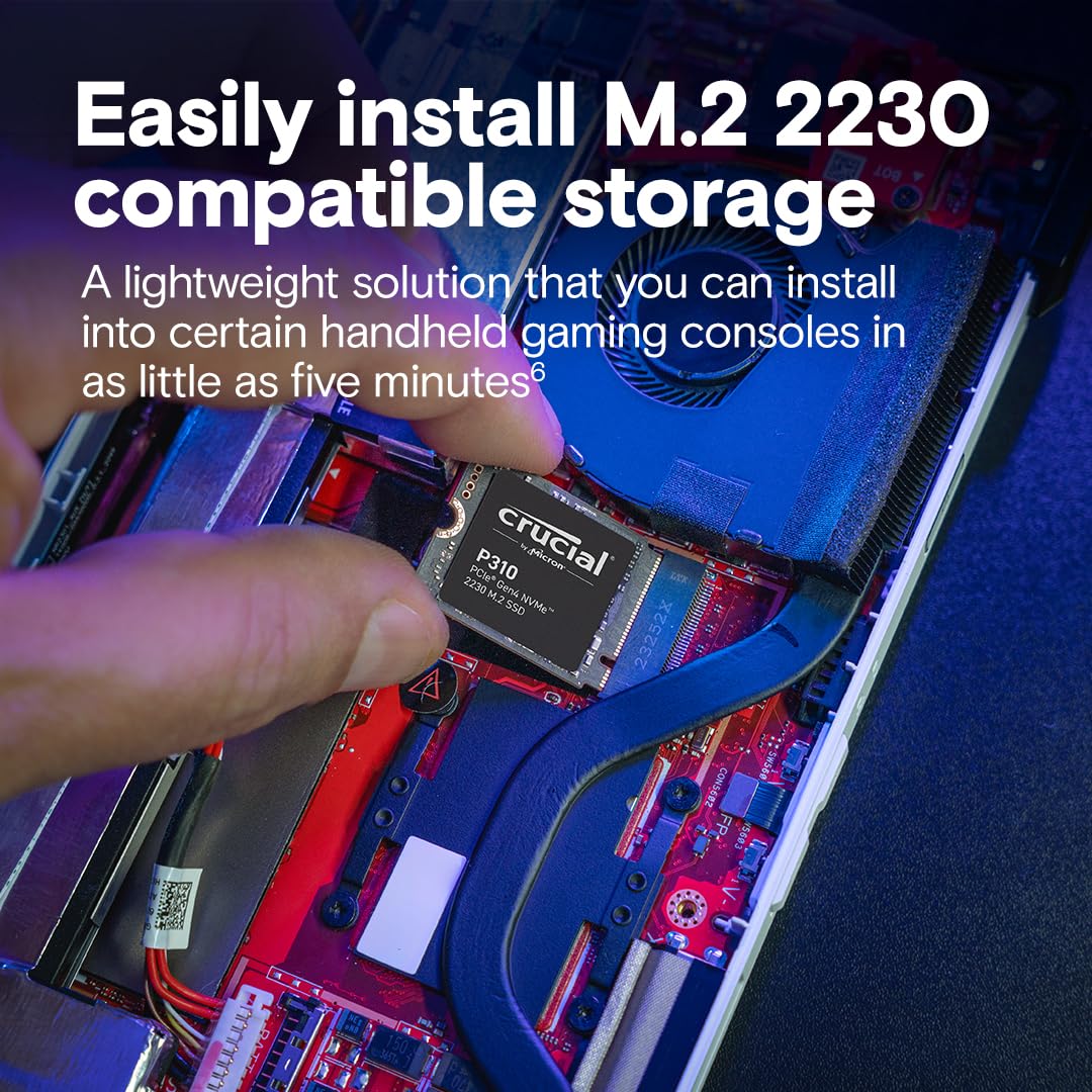 1TB M.2 2230 PCIe Gen4 NVMe Internal SSD I604