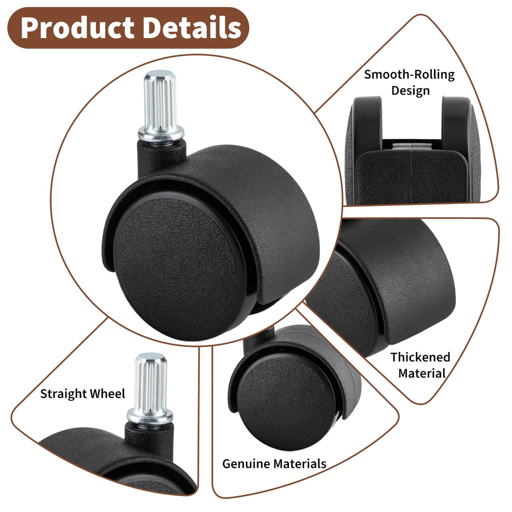 Swivel Caster Wheels 4-Pack P4341