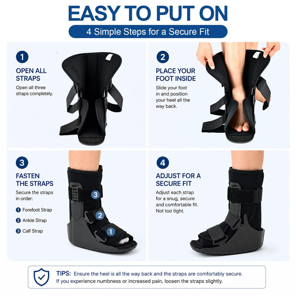 Adjustable Walking Boot for Foot Injury K511