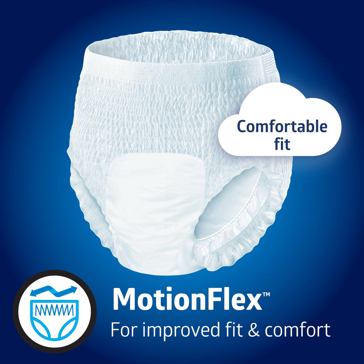Small/Medium Disposable Pull-On Absorbent Underwear, 64 Count R53375