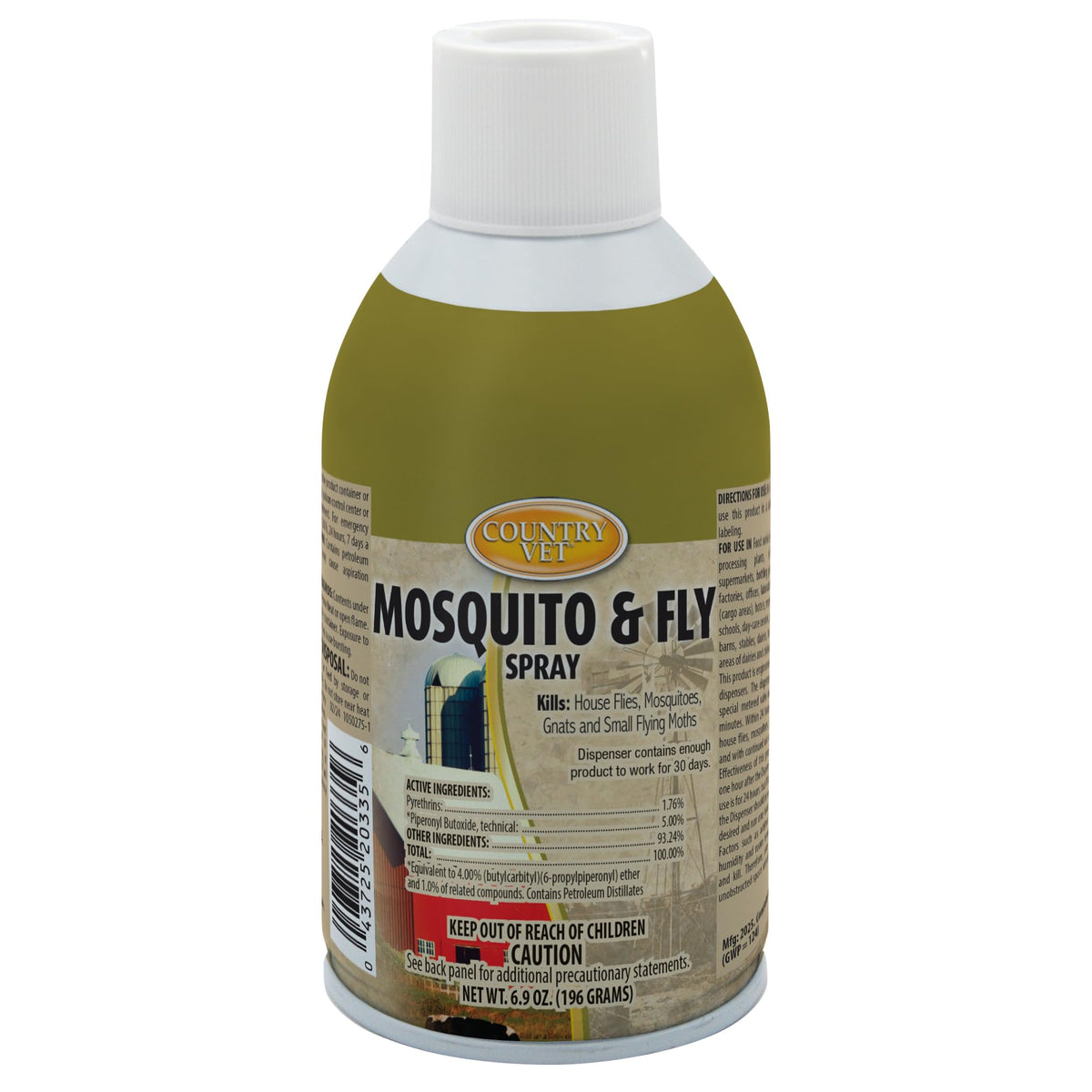 Metered Mosquito and Fly Spray 6.4 oz Case of 12 Q827