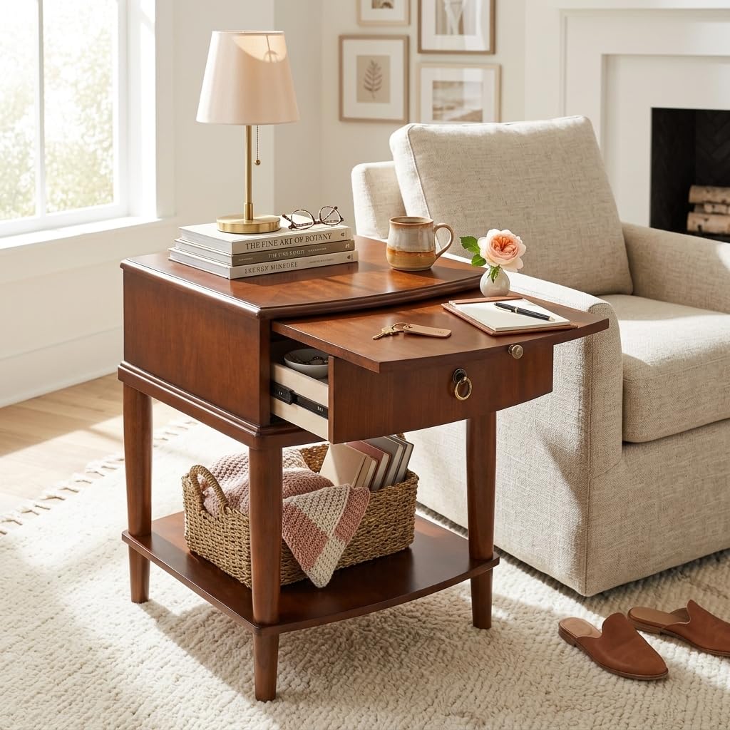 Wood End Table with Drawer H872916