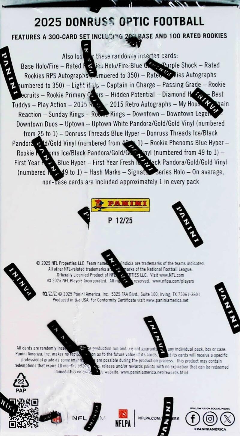 Football Trading Cards Blaster Box B8809