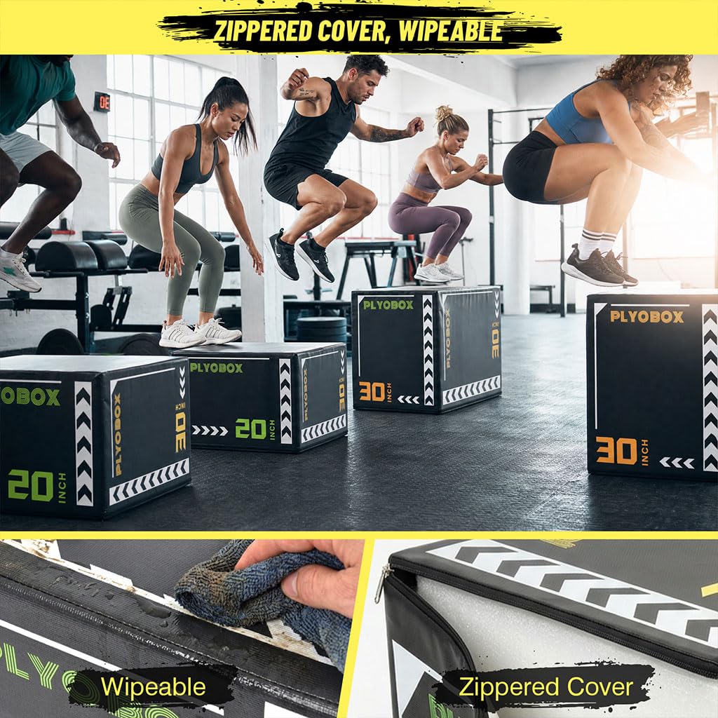 3-in-1 Plyometric Jump Box V4015