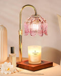 Pink Candle Warmer Lamp with Timer & Dimmer U709576
