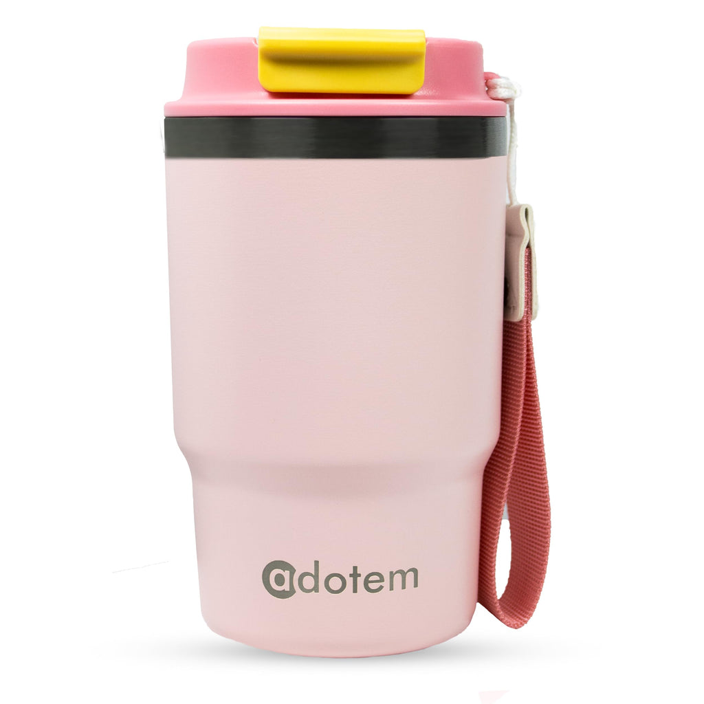 16oz Insulated Stainless Steel Tumbler with Straw & Lid X912301