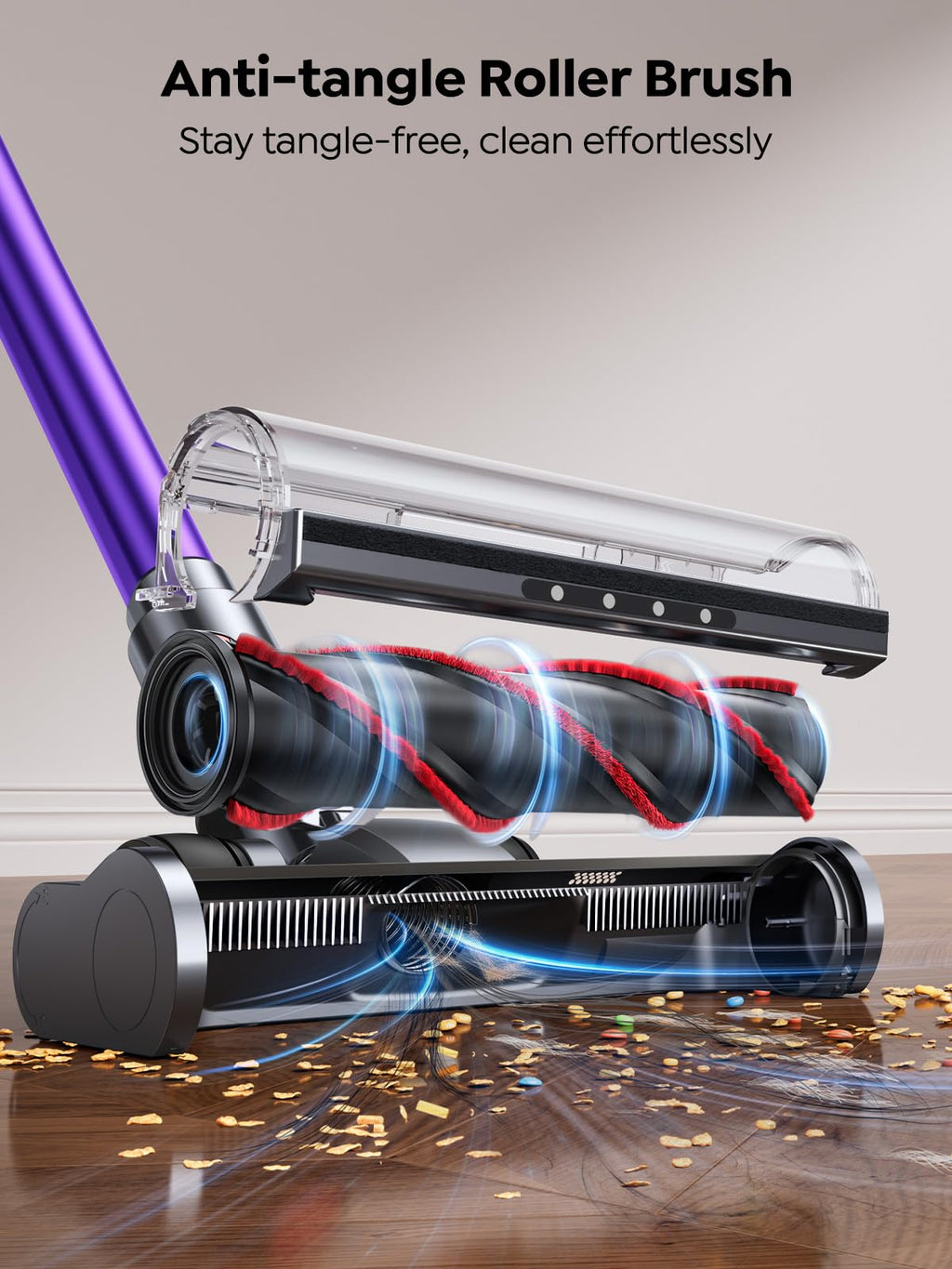 650W 55KPA 70Mins Cordless Stick Vacuum Cleaner T174