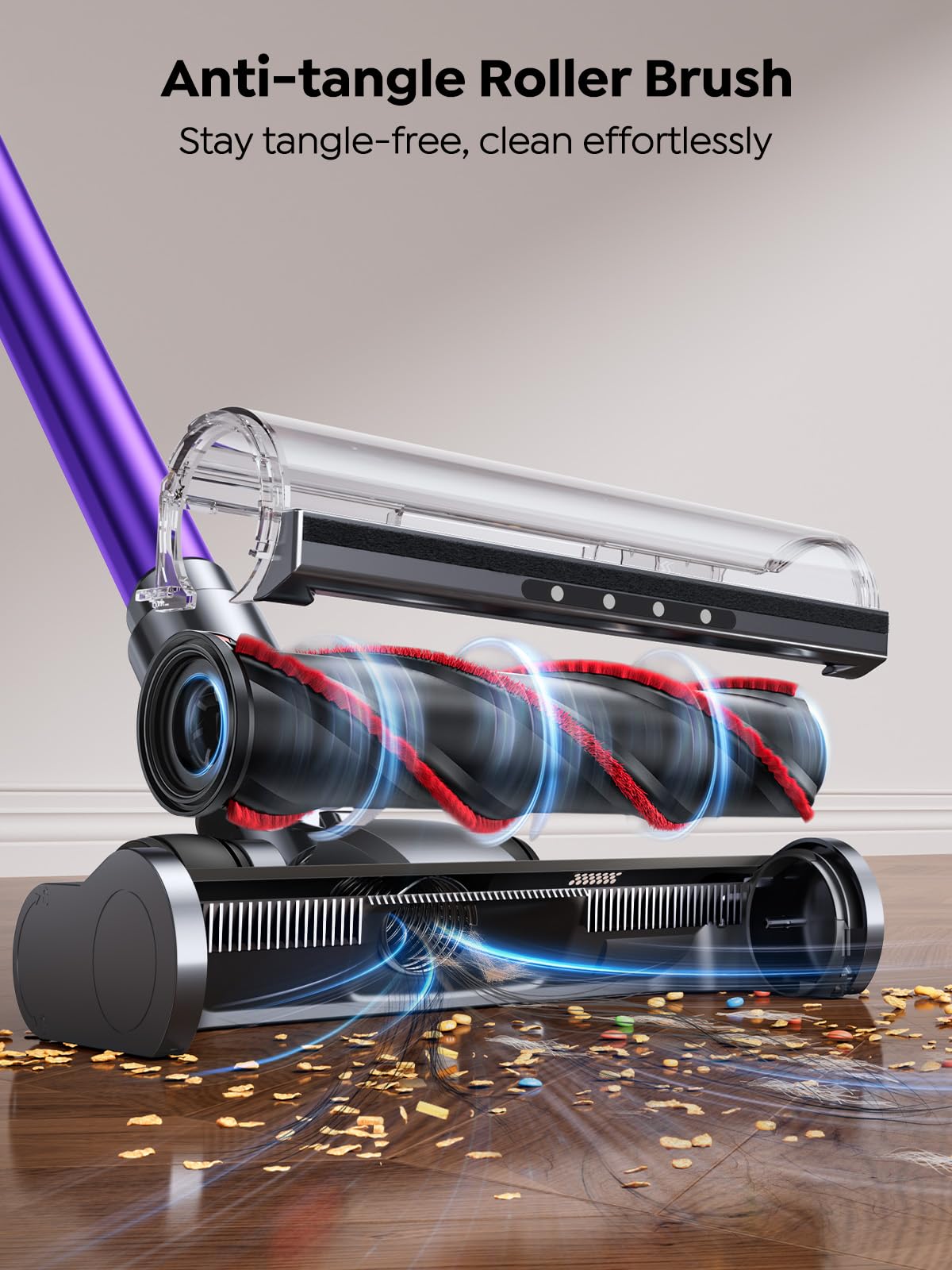 650W 55KPA 70Mins Cordless Stick Vacuum Cleaner T174