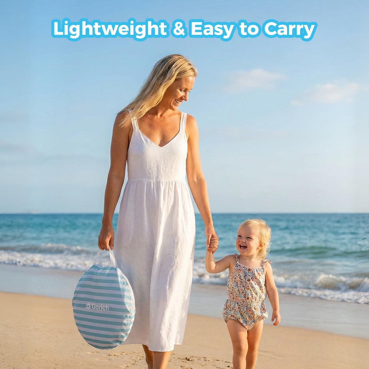 Pop Up Baby Beach Tent with UPF50+ UV Protection E6600
