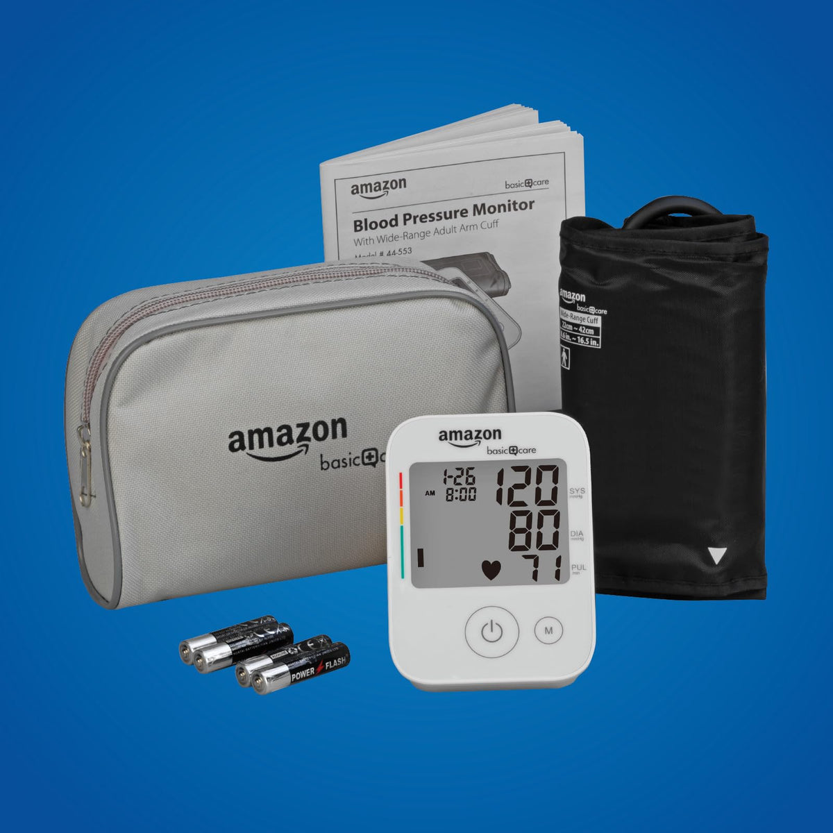 Blood Pressure Monitor with Wide Range Arm Cuff M613
