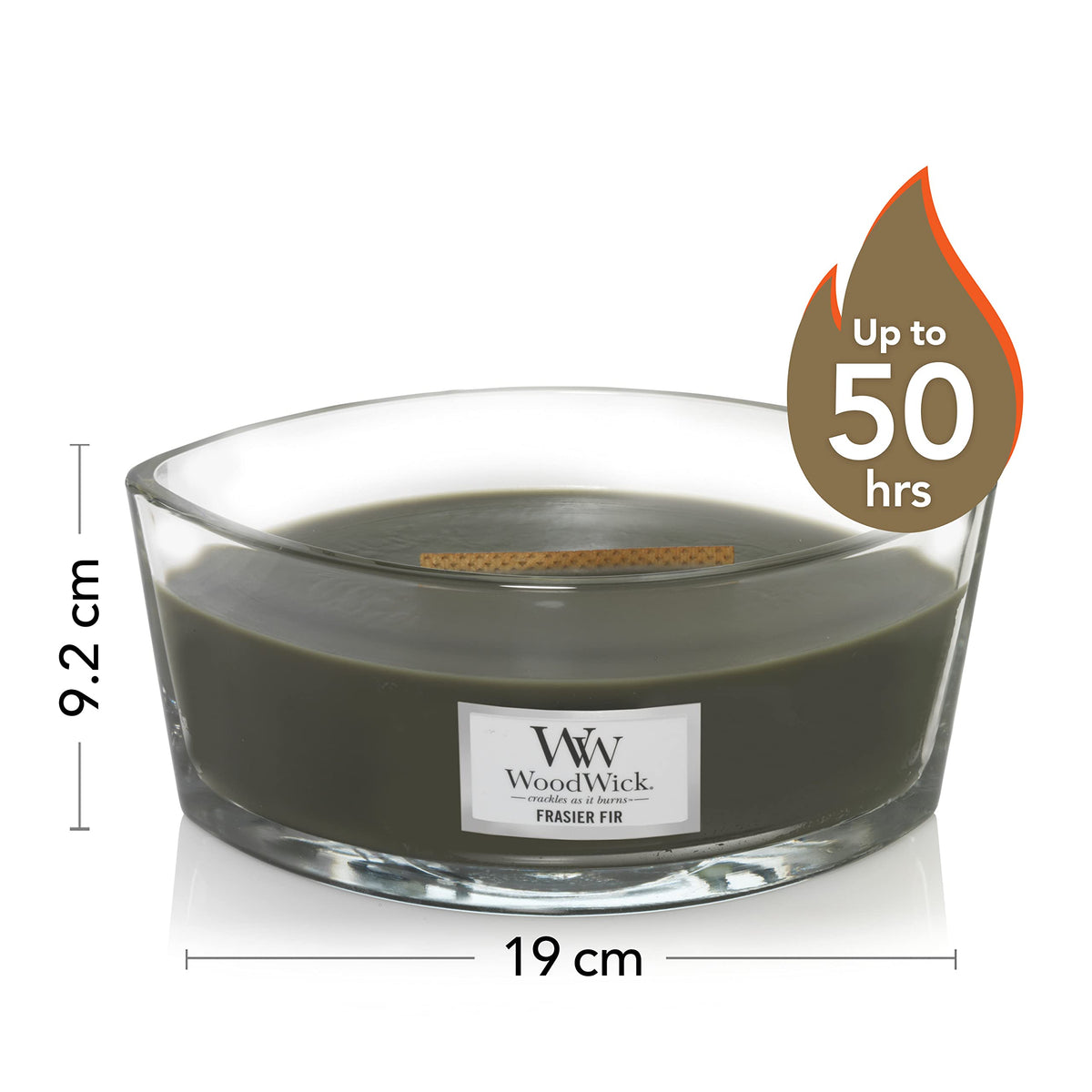16oz Scented Candle with Wood Wick U818209
