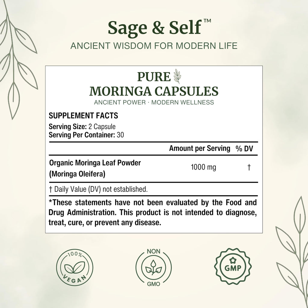 Moringa Capsules 60 Capsules U1998
