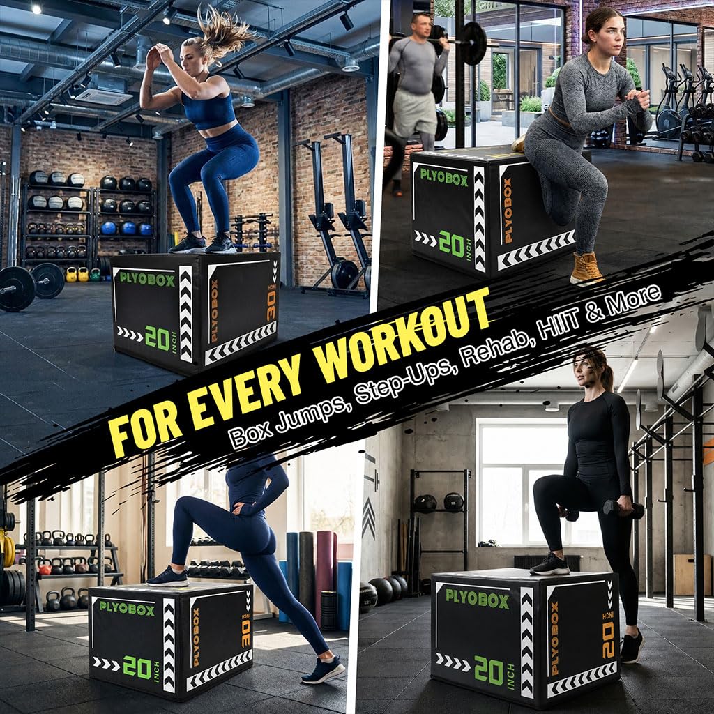 3-in-1 Plyometric Jump Box V4015