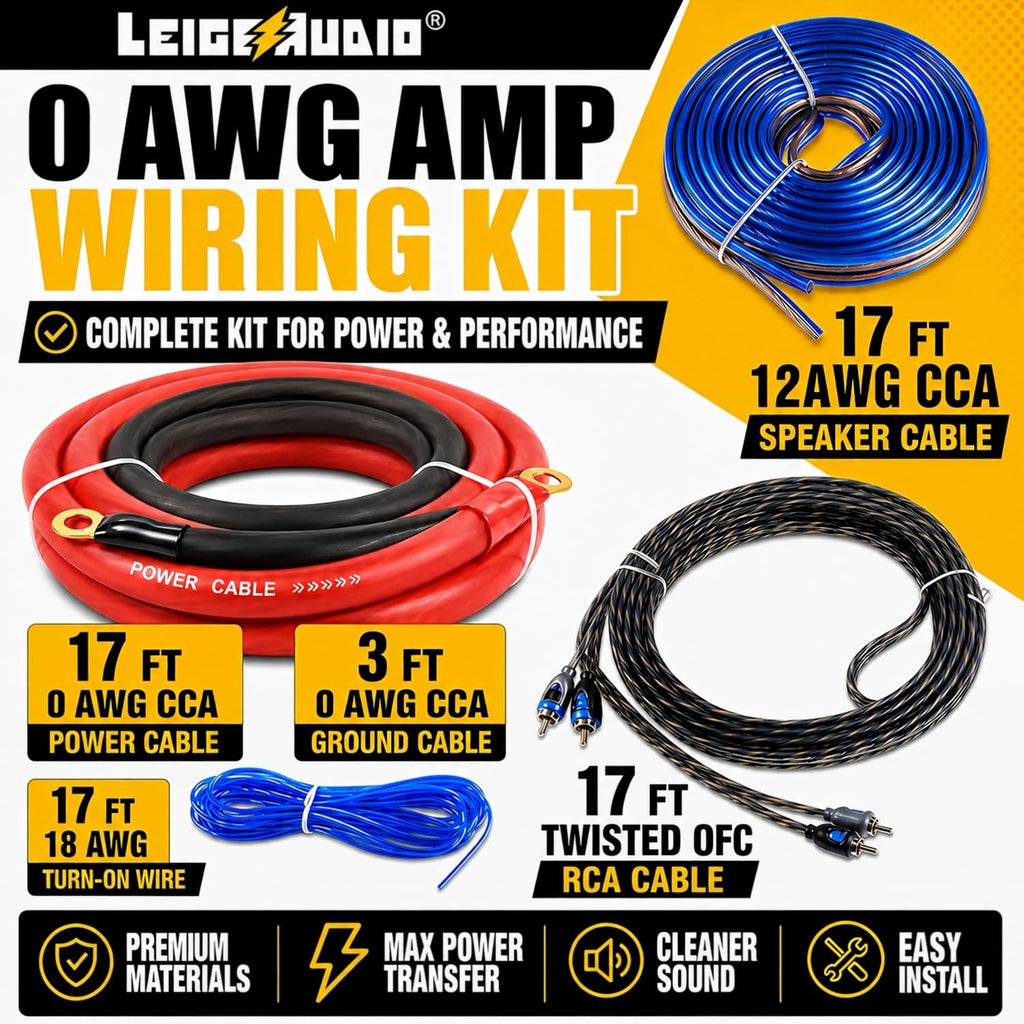 0 Gauge Amp Wiring Kit J23944