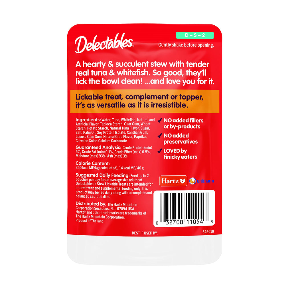 Wet Cat Treat with Real Tuna & Whitefish 1.4oz 12ct O267811
