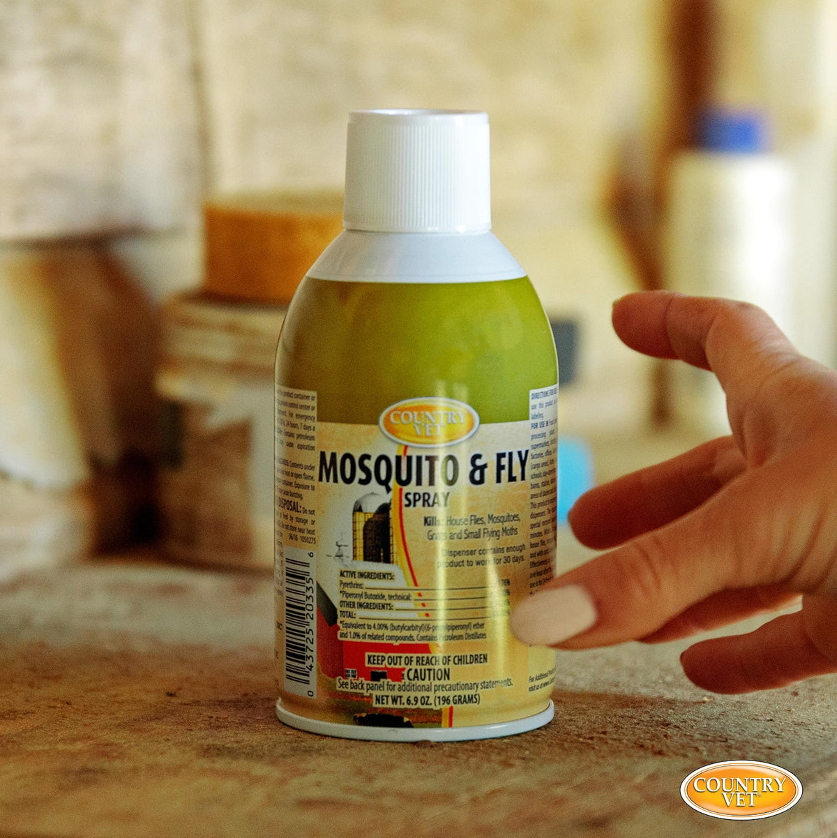 Metered Mosquito and Fly Spray 6.4 oz Case of 12 Q827
