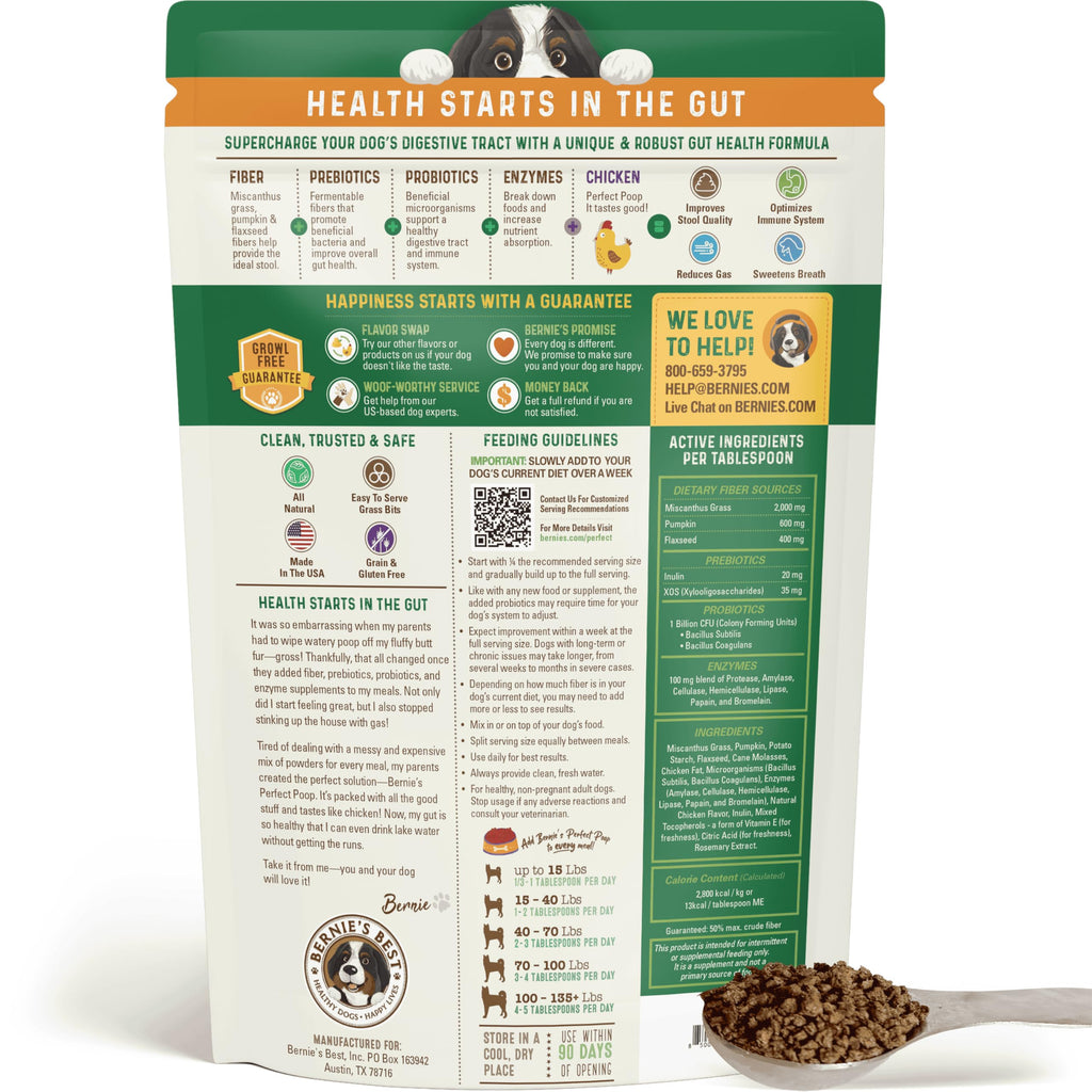 Dog Digestion Supplement, Chicken, 30 oz Q7825
