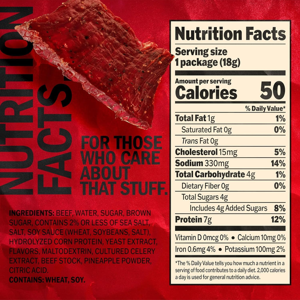 Original Beef Jerky Multipack 5 Pack 0.625 oz H93211