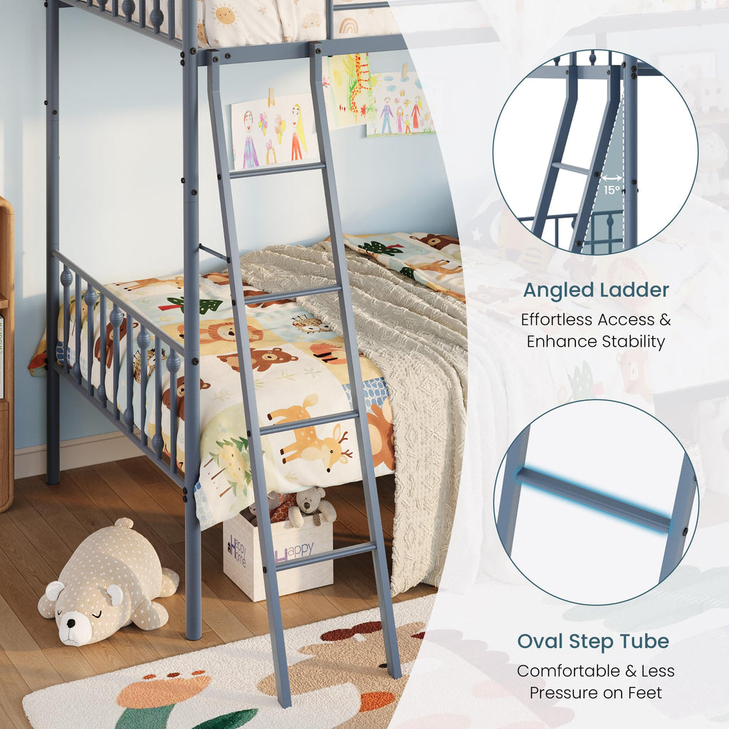Twin Over Twin Convertible Bunk Bed N3932