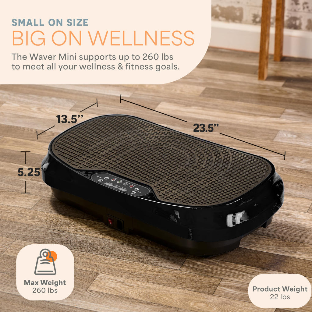 Mini Vibration Plate Exercise Machine with Resistance Bands C58184