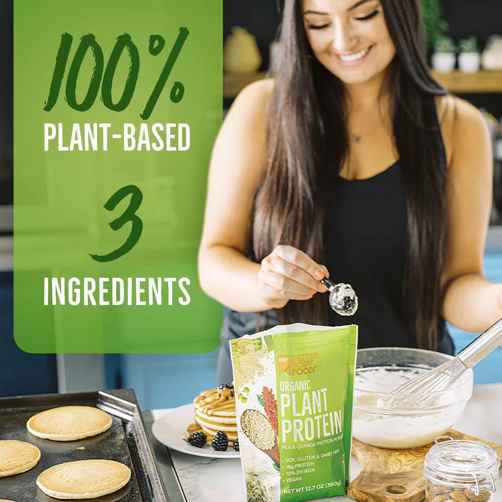 Organic Plant Protein Powder 12.7 Oz Unflavored Isolate C508276