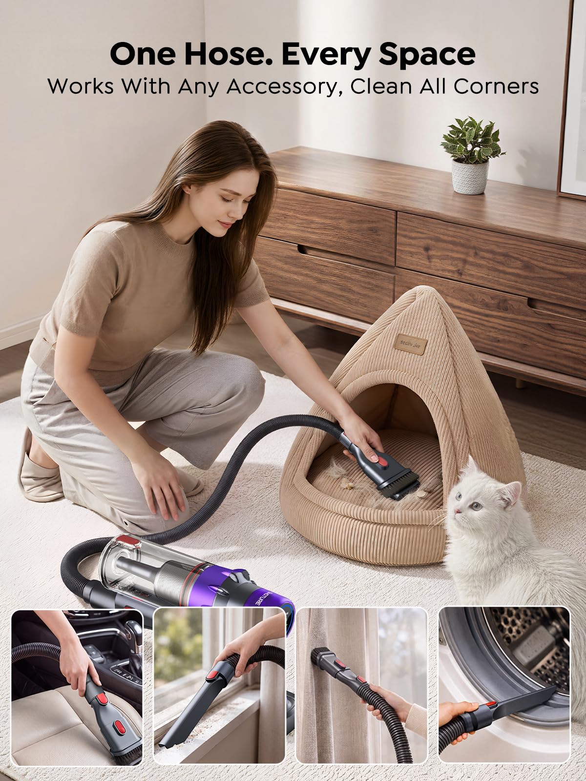 650W 55KPA 70Mins Cordless Stick Vacuum Cleaner T174