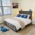 Twin Bed Frame with LED Lights & USB X349