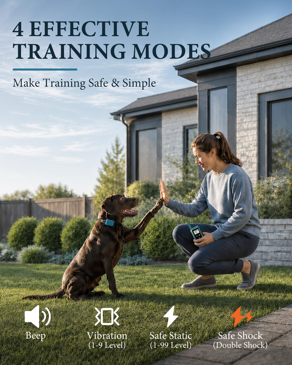 Dog Training Collar with Remote H730873
