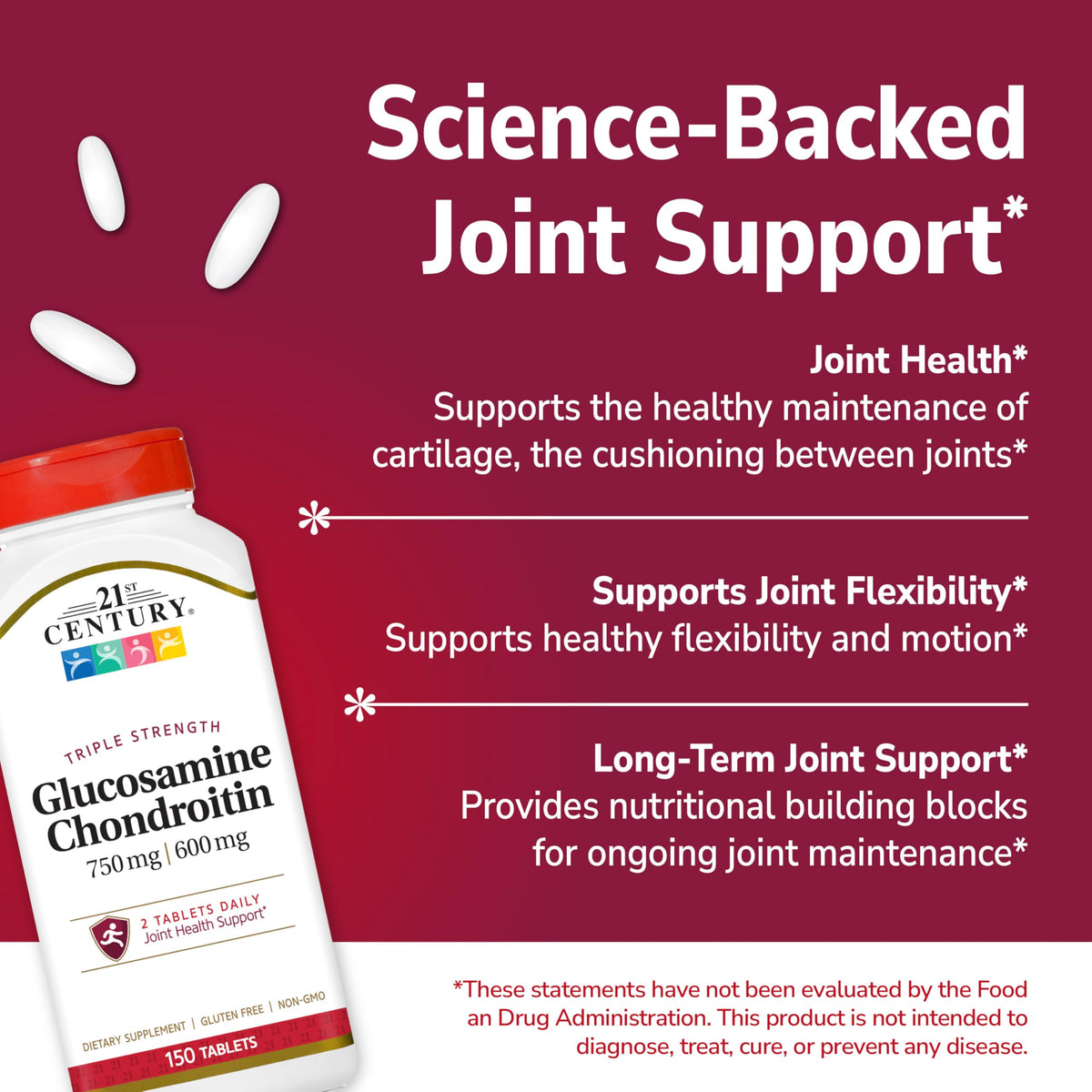 Glucosamine Chondroitin 750mg/600mg 150ct D272413